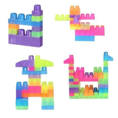 купить Конструктор miscellaneous 3059 Găleată cu blocuri neon Play Blox, 56 piese в Кишинёве 