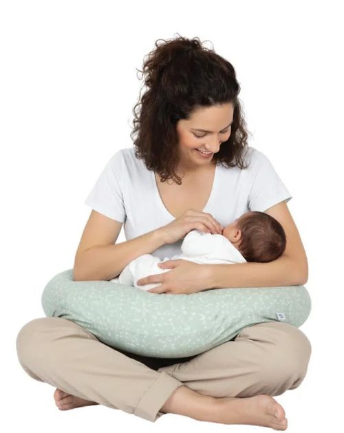 cumpără Pernă pentru gravide și mame care alăptează BabyJem 082 Perna pentru alaptare Flowers Green în Chișinău 