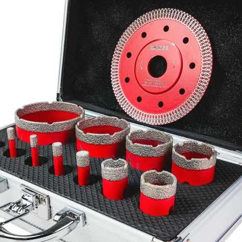 cumpără Set de tubulare, bite, duze Raider 157866 Set carote diamantate uscate M14 Ø6-68mm + Disc Raider în Chișinău 