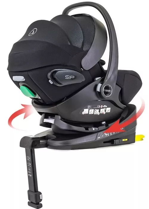 cumpără Scaun auto Coletto Scoica auto 0-13kg (i-Size 40-84cm) Isofix Zoom Black + baza 360 în Chișinău 