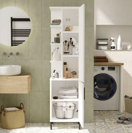 купить Шкаф-пенал Trendy VI1-W 45x173x35cm, multifunctionala (GTR006715) в Кишинёве 