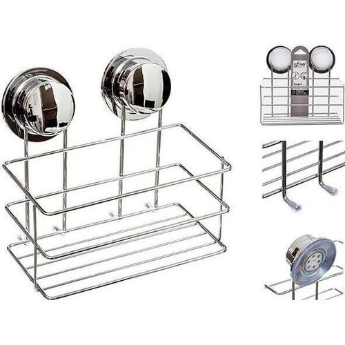 cumpără Raft de baie 5five 50172 Корзина на присосках 19x12x18.5cm în Chișinău 