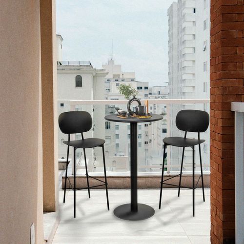 купить Барный стул Deco Terasa Bar Flamingo Black в Кишинёве 