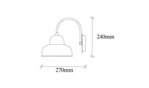 купить Бра Trendy Berceste-180NEGRU-A, 27x24x20cm в Кишинёве 