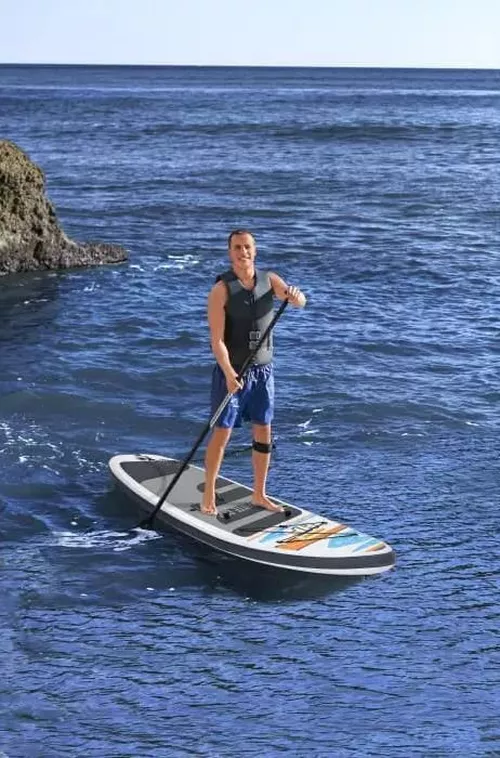 купить Аксессуар для плавания Bestway 65341BW SUP- White Cap 305х84х12cm в Кишинёве 