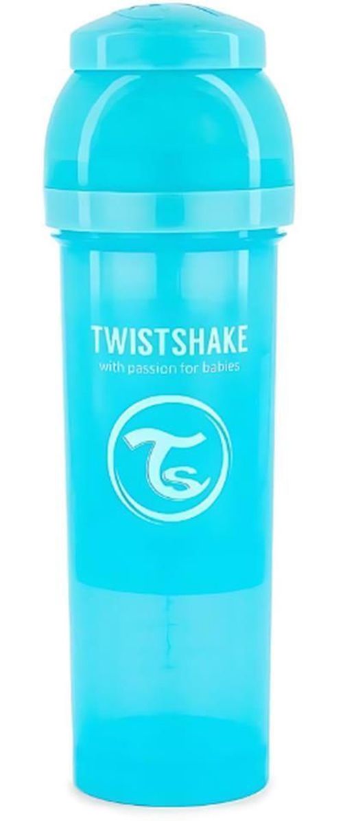 cumpără Cană cu pai U-Grow 78262 Biberon Anti-Colici, Albastru Pastel, 330 ml, 0+ luni în Chișinău 