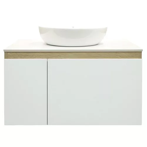 купить Шкаф под умывальник Bayro подвесной Sprint 800 под столешницу белый мат в Кишинёве 