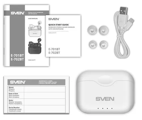 cumpără Căști fără fir Sven E-701BT White în Chișinău 