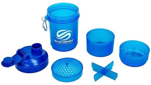 купить Бутылочка для воды misc 8927 Sticla shaker 3-in-1 400+100+100 ml Smart FI-5053 blue в Кишинёве 