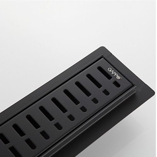 купить Душевой трап Gappo G 88007- 36 Inox 70x800 Negru в Кишинёве 