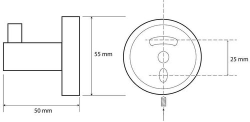 cumpără Cârlig baie Bemeta Brilo 161106020 în Chișinău 