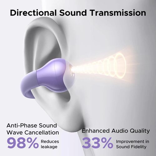 купить Наушники беспроводные Ugreen 55430, Open Ear HiTune S3 | WS209, Purple в Кишинёве 