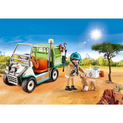 cumpără Set de construcție Playmobil PM70346 Zoo Vet with Medical Cart în Chișinău 