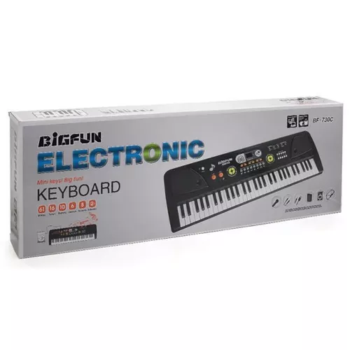 cumpără Jucărie muzicală New World BF-730C4 Pian electronic BF 61 clape (microfon, USB, MP3), cod 31024 în Chișinău 