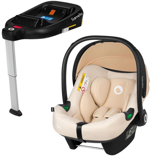 cumpără Scaun auto Lionelo Set Scoica 0-13kg + Baza Isofix Astrid Beige Sand în Chișinău 