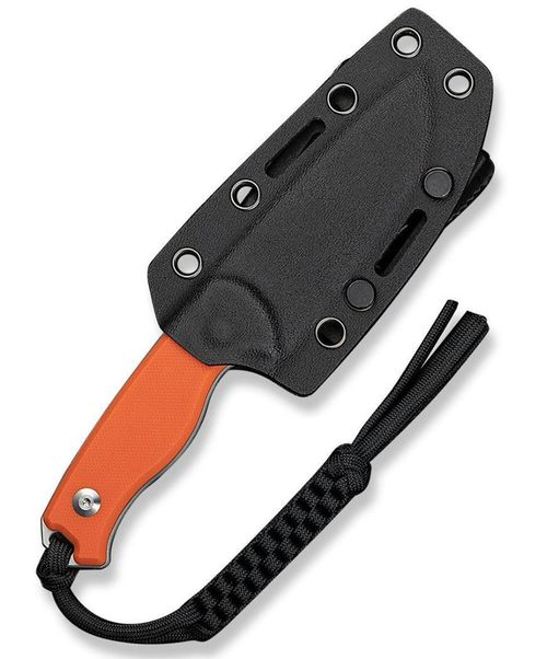 купить Нож походный Civivi C23094-2 Timberbark, G10 portocaliu, teacă Kydex в Кишинёве 