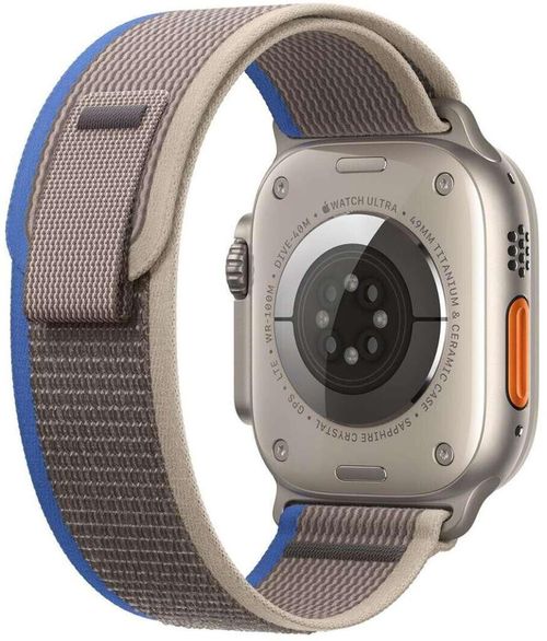 купить Смарт часы Apple Watch Ultra GPS/Cellular Titanium 49mm Blue/Gray MQFV3 в Кишинёве 
