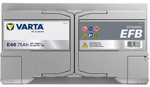cumpără Acumulator auto Varta 75AH 730A(EN) клемы 0 (315x175x175) S5 010 EFB (575500073K262) în Chișinău 