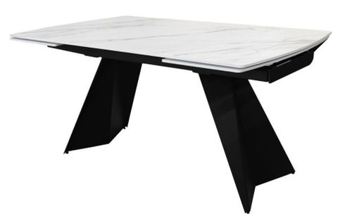 купить Стол Deco Valdo 160/240x90 White (Gilt matt) в Кишинёве 