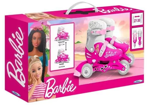 купить Роликовые коньки Stamp CB200301 STM Role cu 3 roti 2in1 Barbie, 27-30, 49605 в Кишинёве 