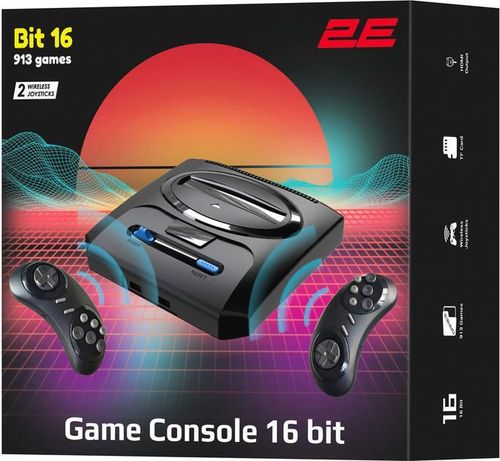 купить Игровая приставка 2E 2E16BHDWS913 16bit, 2 wireless gamepad, HDMI, 913 games в Кишинёве 