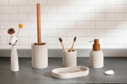 купить Мыльница Bisk 08569 CRAFT TAUPE в Кишинёве 