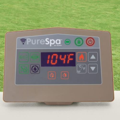 купить Бассейн надувной Intex 28464 Jacuzzi Calacatta Dual Zone Deluxe, 175x71cm, 795L, 4 persoane в Кишинёве 