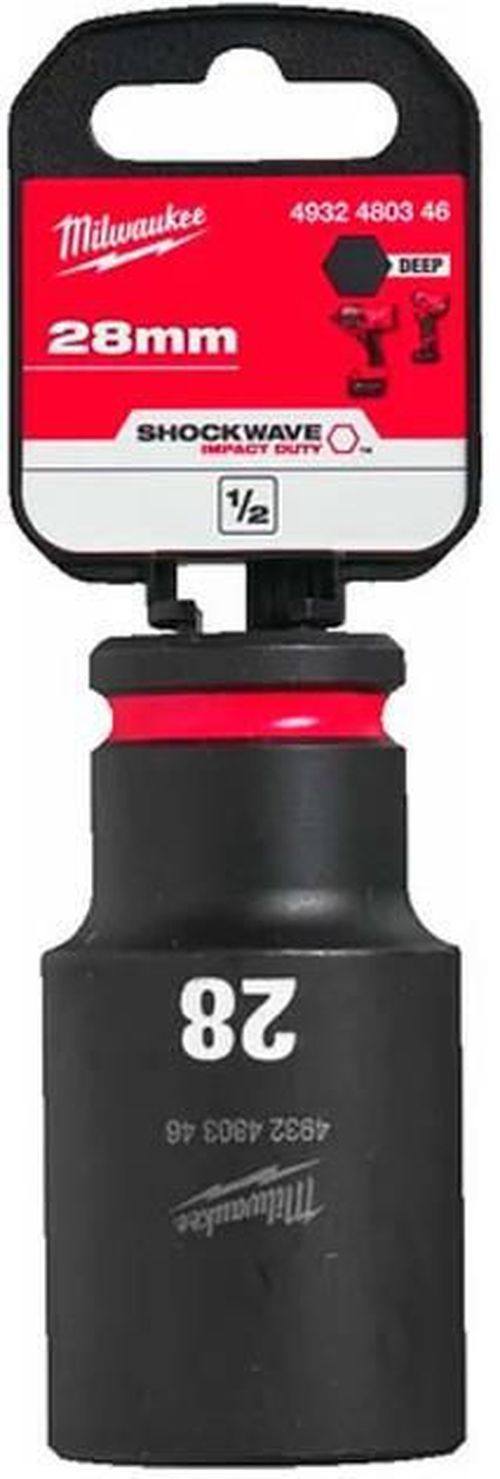 cumpără Set de tubulare, bite, duze Milwaukee 4932480346 Cheie tubulara Shockwave 1/2 28mm în Chișinău 