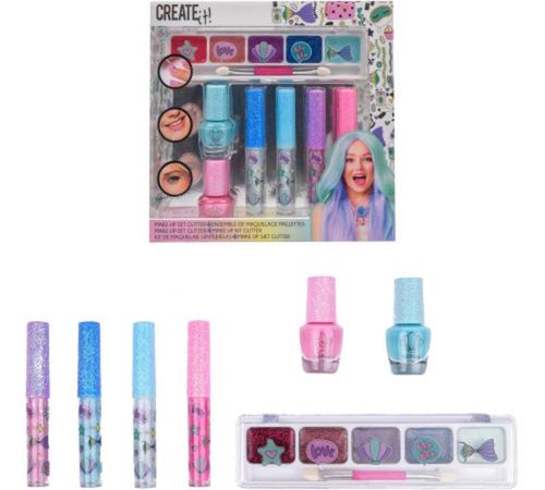 cumpără Set de creație Create it! 84141 Set Machiaj Mermaid, cu sclipici în Chișinău 
