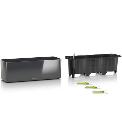 cumpără Ghiveci pentru flori Lechuza Cube Triple, Glossy White în Chișinău 