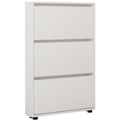 купить Полка для обуви Mobildor-Lux Leo Slim 100x16x125H cm White в Кишинёве 