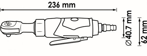 купить Гайковерт Vigor V5674, пневмотрещотка 1/4" 35,2 Nm в Кишинёве 