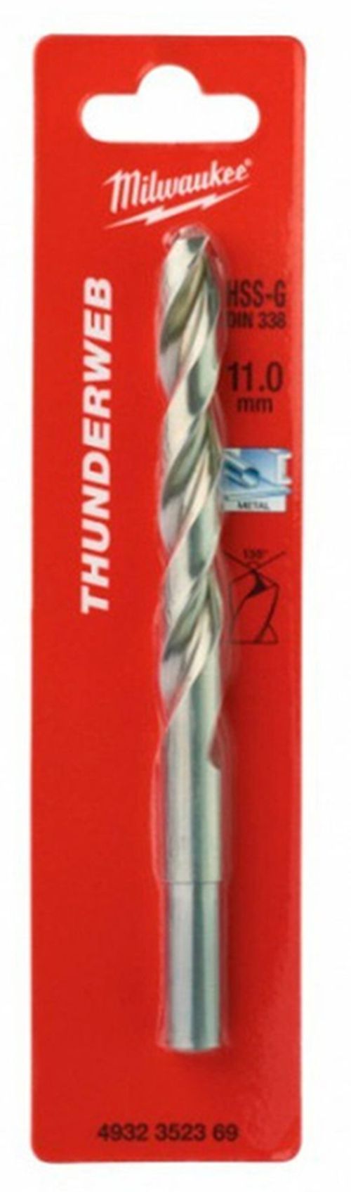 купить Сверло Milwaukee 4932352369 Burghiu pentru metal HSS-G 11.0x142 P1M в Кишинёве 