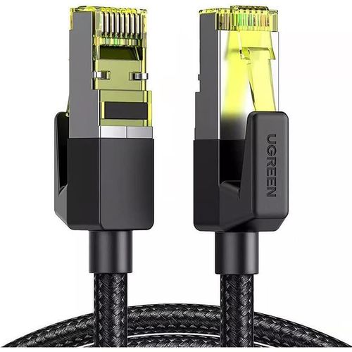 купить Кабель для IT Ugreen 80425 Cat7 Round Ethernet Cable, 10Gbps, 5m, Black в Кишинёве 