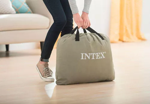 cumpără Saltea gonflabilă Intex 64136 VELUR 152x203x42cm cu pompa incorporata PLUS în Chișinău 