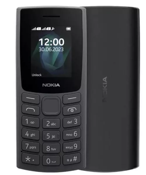 купить Телефон мобильный Nokia 105 (2023) Dual SIM 4G RO/RU Black в Кишинёве 
