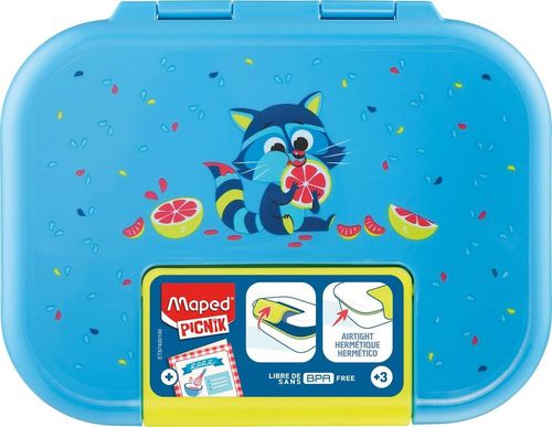 купить Контейнер для хранения пищи Maped 874001 Lunch box Miniz Raton, albastru в Кишинёве 