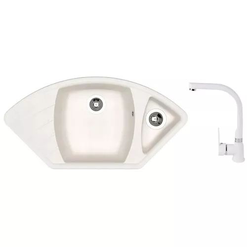 купить Мойка кухонная со смесителем Dr.Gans Gabi + SanDonna F 7103 alb в Кишинёве 