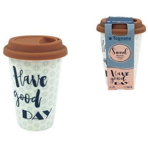 купить Термокружка Tognana 31902 To Go 390ml, крышка силикон в Кишинёве 
