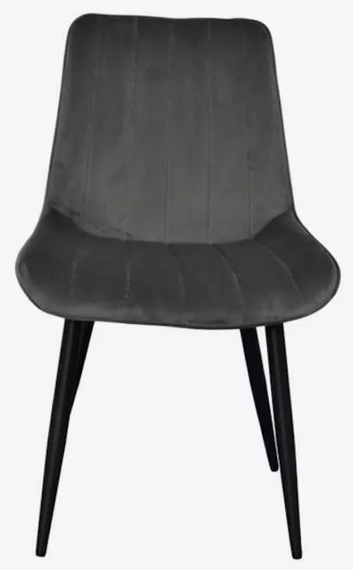 купить Комплект стол и стулья Evelin di Costacurta cтол DT-431-3R B + 4 стула YTC-055B Bluvel-14 (Dark grey) в Кишинёве 