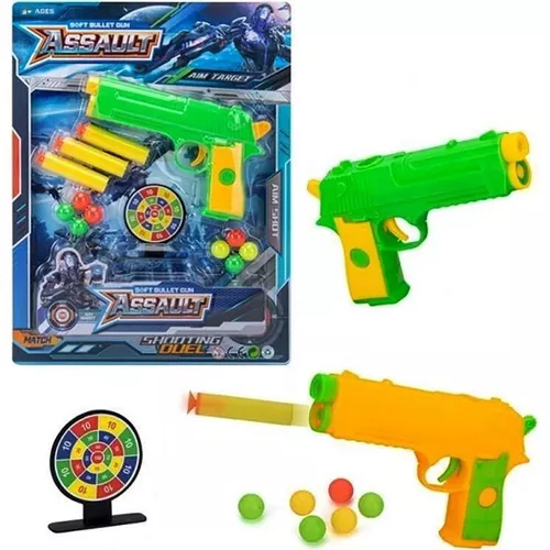 купить Игрушечное оружие miscellaneous (9026) Пистолет с пулями и мишенью AY26-6 в Кишинёве 