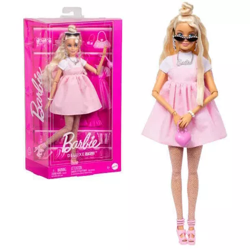 купить Кукла Barbie HYV27 Модница в пастельно-розовом платье в Кишинёве 