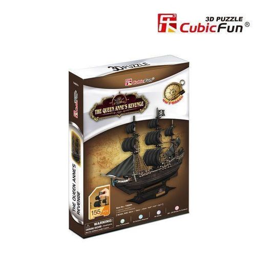 cumpără Set de construcție Cubik Fun T4005h 3D puzzle Corabie de pirați Răzbunarea Reginei Anne, 155 elemente în Chișinău 