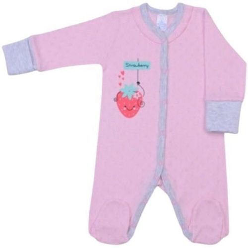 купить Детская одежда Veres 101.37-1.68 Комбинезон Strawberry (тр.рибана) р.68 в Кишинёве 