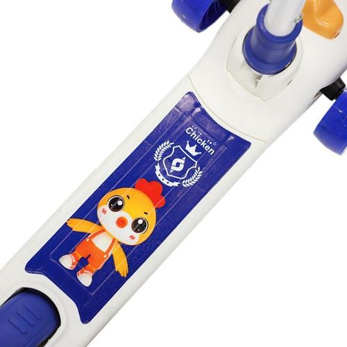 cumpără Trotinetă New World 2479 Chicken cu 3 roți, albastru, 61633 în Chișinău 