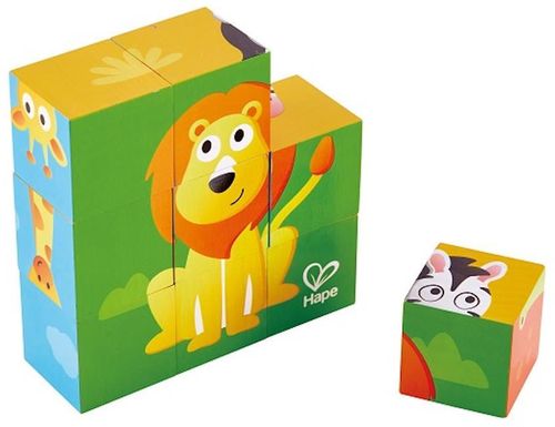 cumpără Jucărie Hape E1619 Puzzle cuburi – Jungla (9 buc.) în Chișinău 