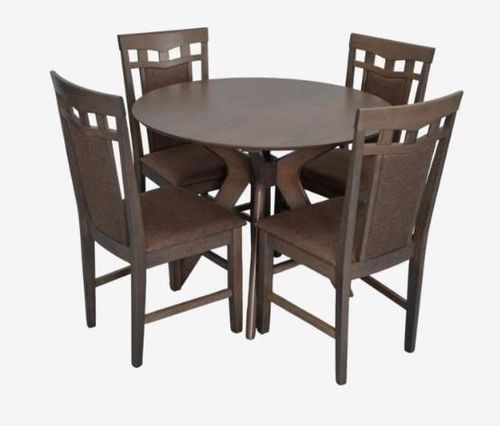 купить Комплект стол и стулья Evelin di Costacurta стол Raffles Round Antique Grey + 4 стула Deepa R Antique Grey/Ekea12 Dark Brown в Кишинёве 