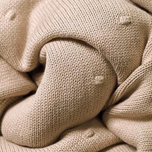 cumpără Lenjerie de pat pentru copii BabyOno 1671/02 Patura de bumbac cu captuseala de flanel (bej) în Chișinău 