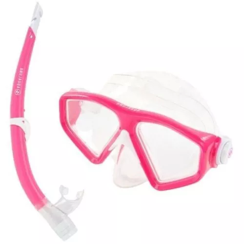 cumpără Accesoriu pentru înot AquaLung Set masca+tub scufundare SATURN COMBO SN Transp/ Pink în Chișinău 
