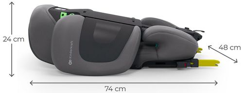 cumpără Scaun auto KinderKraft KCXPPR02GRY0000 Xpand 2 PRO i-Size 100-150cm Rocket Grey în Chișinău 
